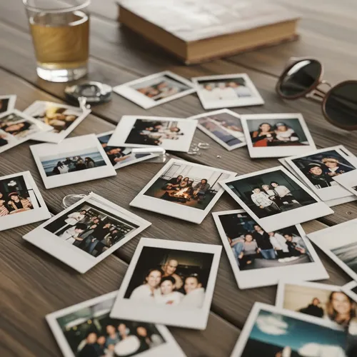 CAIXINHA DE FOTOS POLAROID COM ÍMÃ